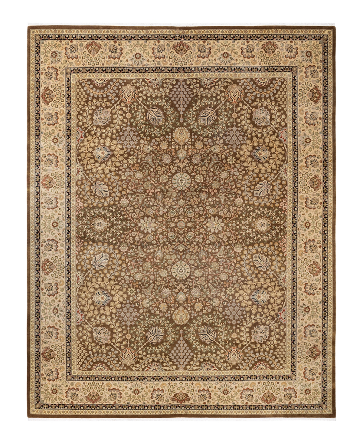 Closeout! Adorn Hand Woven Rugs Mogul M1585 9'2in x 12' Area Rug - Brown