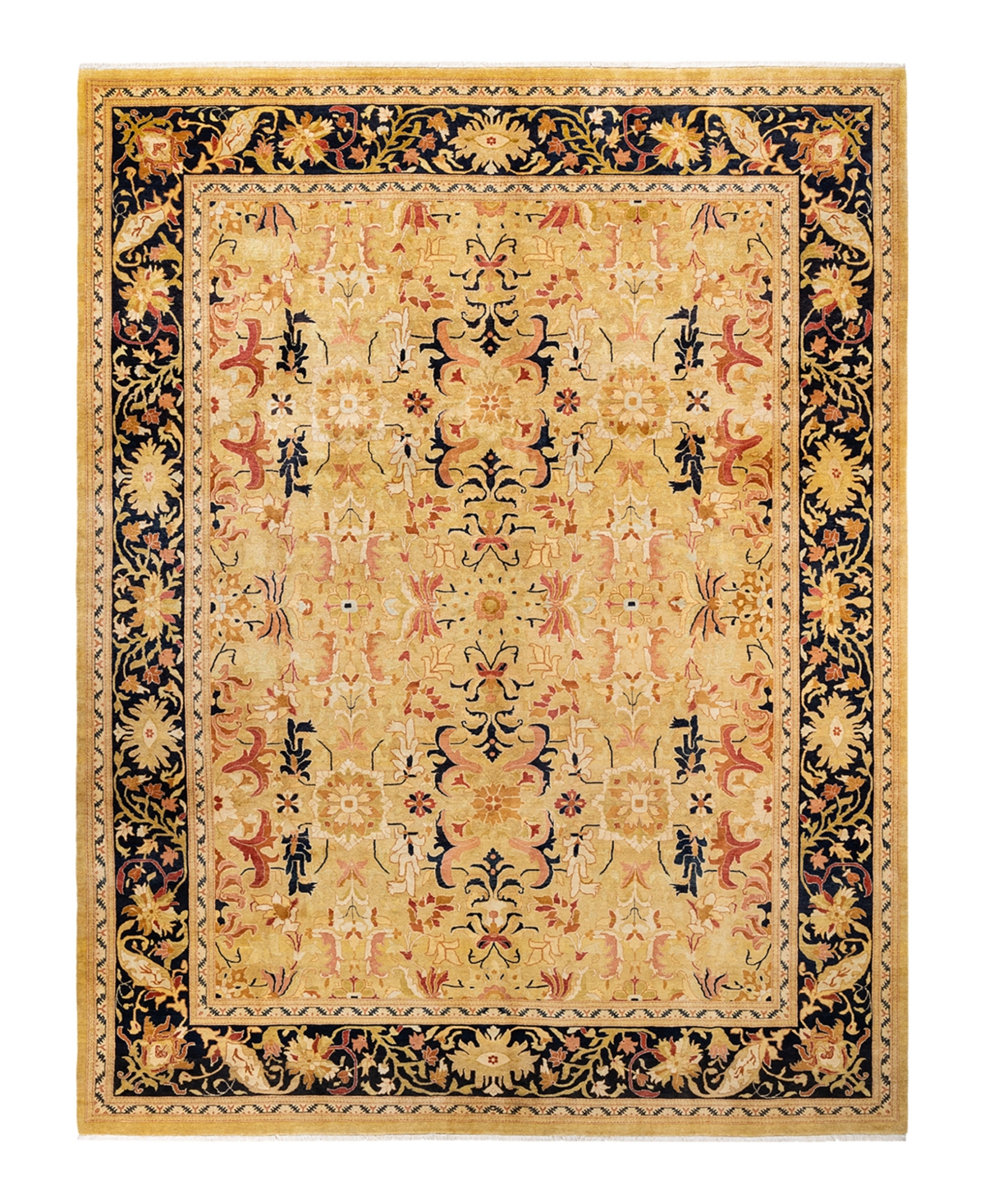 Closeout! Adorn Hand Woven Rugs Mogul M1417 9'4in x 12'2in Area Rug - Green