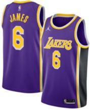 Men's Fanatics Branded LeBron James Black Los Angeles Lakers #6 Playmaker Name & Number T-Shirt Size: Small
