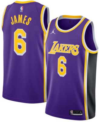 Nike Men's LeBron James Los Angeles Lakers All-Star Swingman Jersey - Macy's