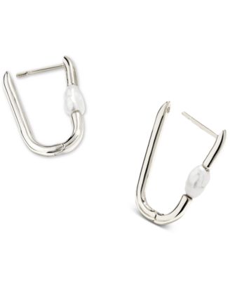 Kendra Scott - Genuine Pearl Huggie Hoop Earrings