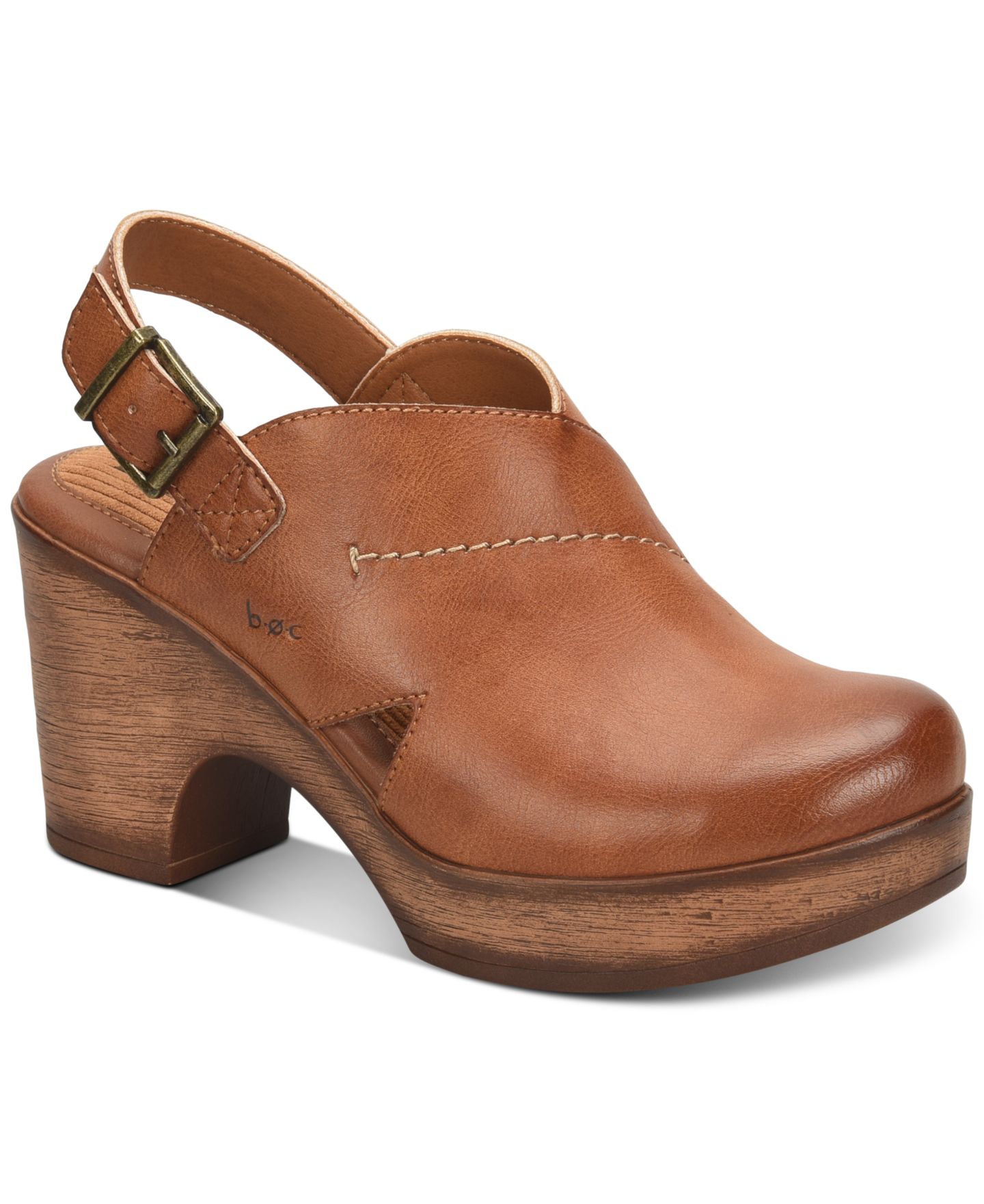 Женские сабо b.o.c. Cecila Comfort Clog, цвет: Рыжевато-коричневый — фото 1