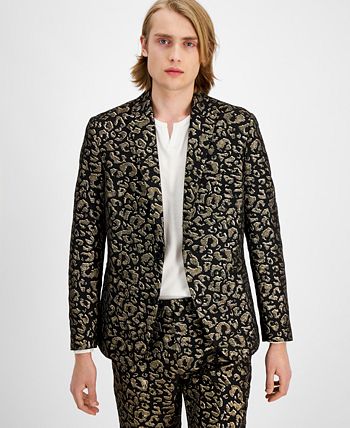 Animal print discount blazer mens