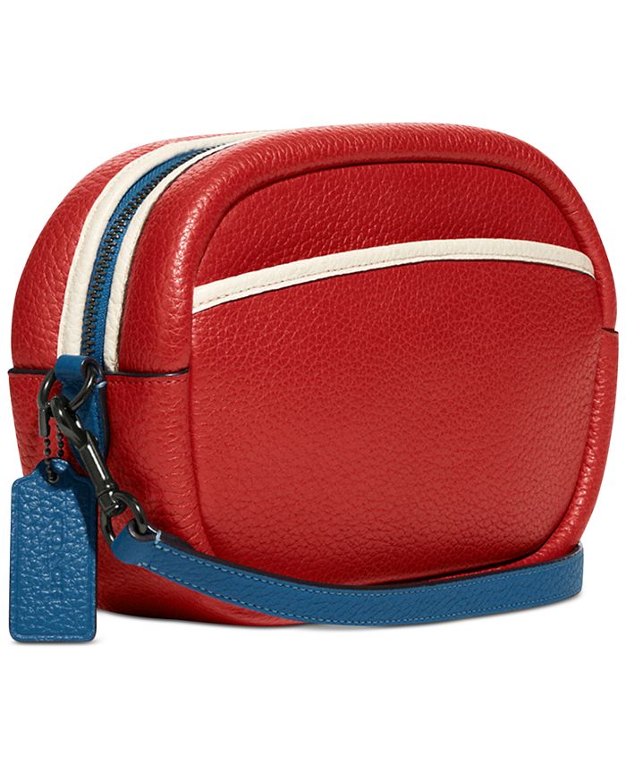 COACH Colorblocked Leather Camera Bag & Reviews Handbags