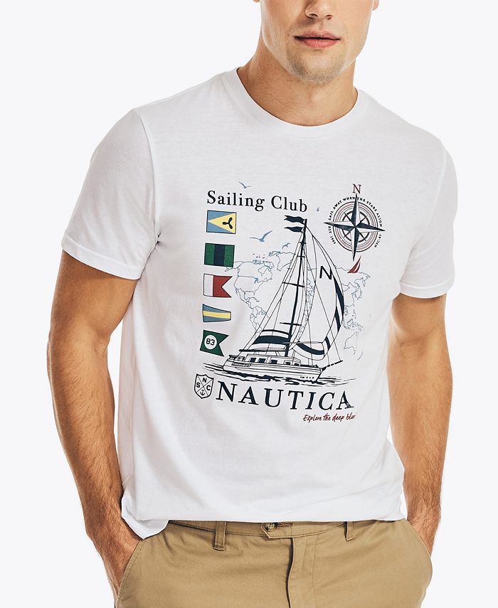 Nautica Men's Sailing Club Graphic T-Shirt - Macy's