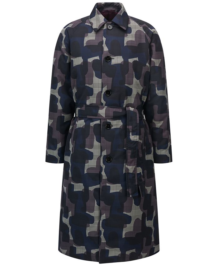 Hugo Boss Men's CamouflagePrint Coat Macy's