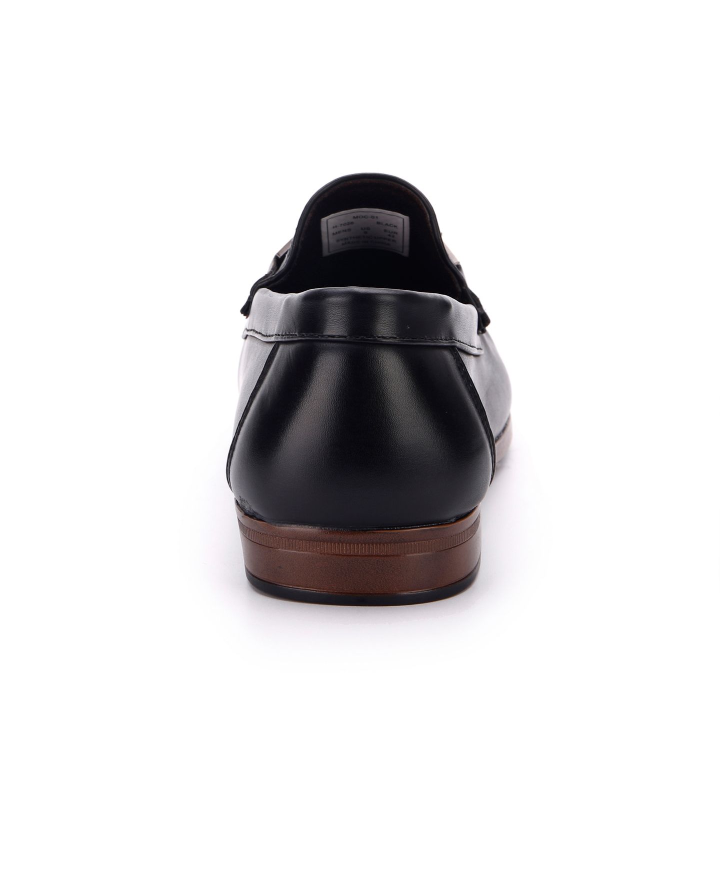 Мужские туфли Aston Marc Perforated Buckle, цвет: Чёрный — фото 3
