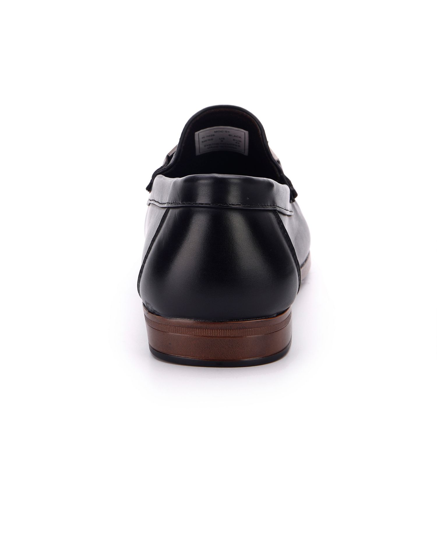 Men's Perforated Buckle Loafers