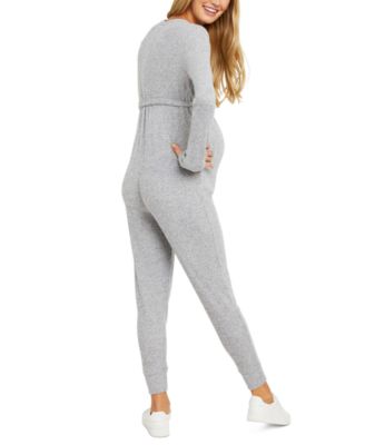 Knit Maternity Jumpsuit