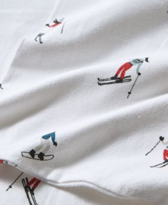 Printed Cotton Flannel 4-Pc. Sheet Set, Full