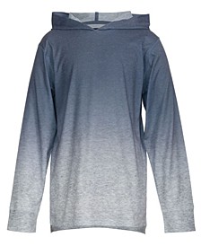 Big Boys Solid Fade Long Sleeve Jersey Knit Hoodie