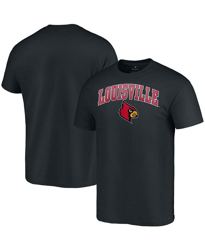 Men's Fanatics Branded White Louisville Cardinals Campus T-Shirt