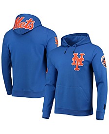Men's Royal New York Mets Team Logo Pullover Hoodie