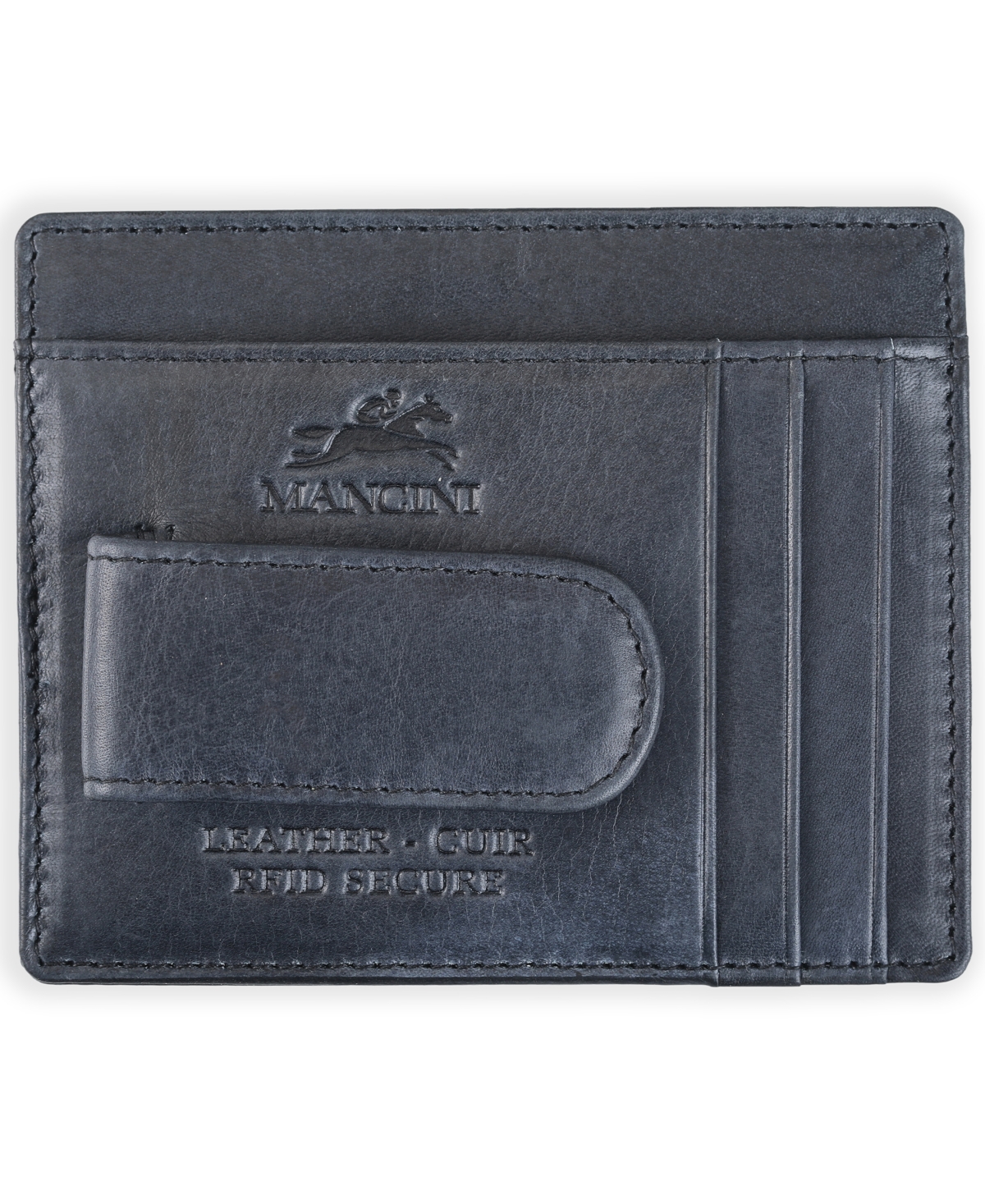 Men's Bellagio Collection Deluxe Bill Clip Card Case - Black