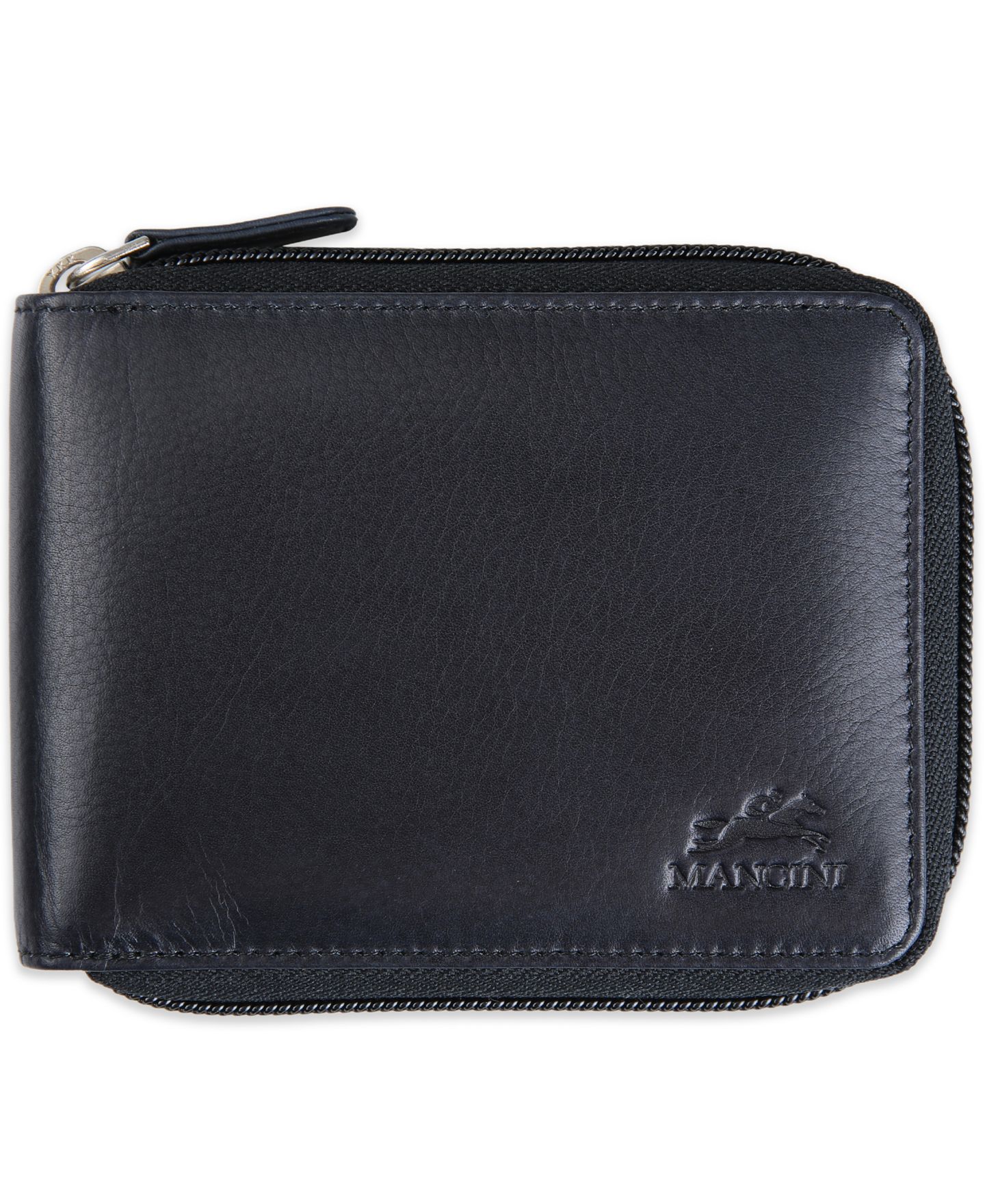 Мужской кошелёк Mancini Bellagio Collection Zippered Bifold Wallet with Removable Pass Case — фото 1