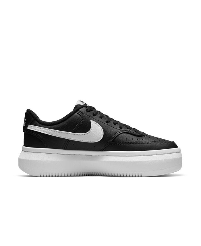 Nike Women #39 s Court Vision Alta Leather Platform Casual Sneakers from