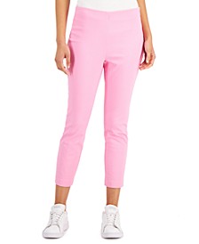 Women's Chelsea Twill Tummy-Control Cropped Pants, Created for Macy's