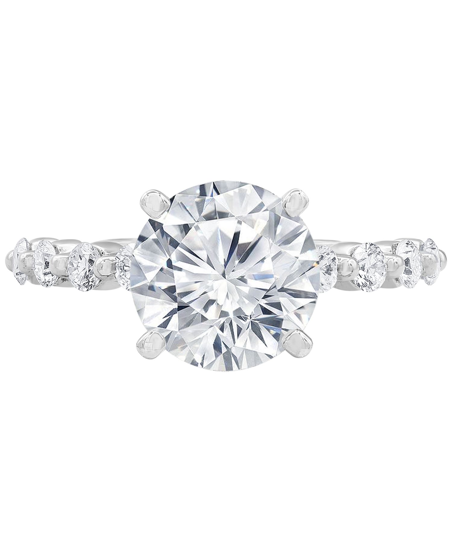 Certified Lab Grown Diamond Engagement Ring (3-1/2 ct. t.w.) in 14k Gold
