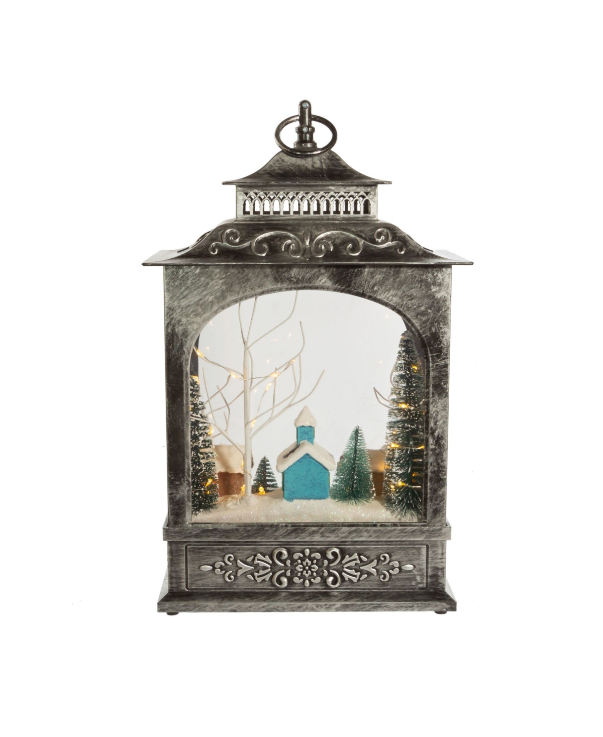Kurt Adler Battery-Operated Led Musical Christmas Village Lantern