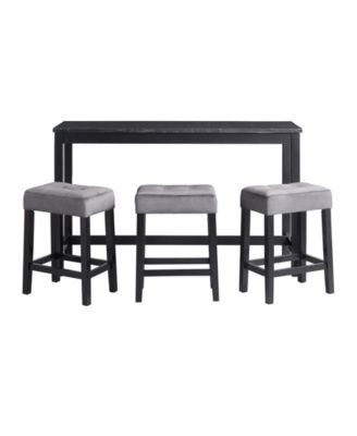Zaid 4-Piece Multipurpose Bar Table Set