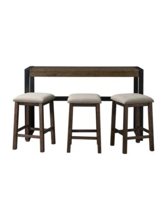 Enrico 4-Piece Multipurpose Bar Table Set