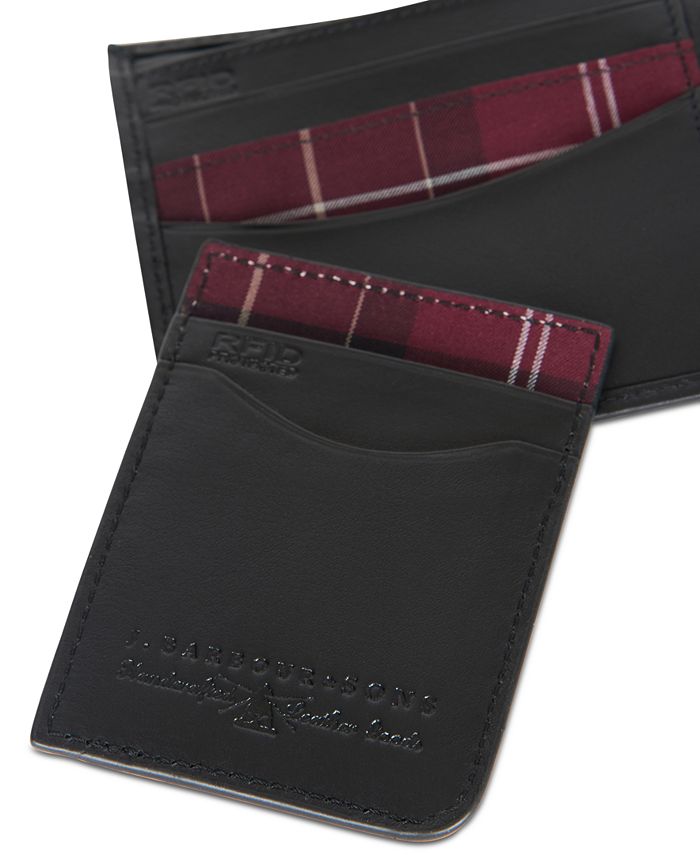 Barbour Men's Leather Wallet & Card Holder Gift Set Macy's