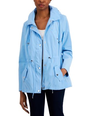 Charter Club Petite Water Resistant Hooded Anorak Jacket Created for Macy s Macy s