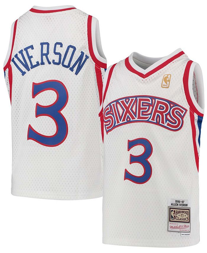 Mitchell & Ness Men's Allen Iverson Philadelphia 76ers Hardwood Classic  Swingman Jersey - Macy's