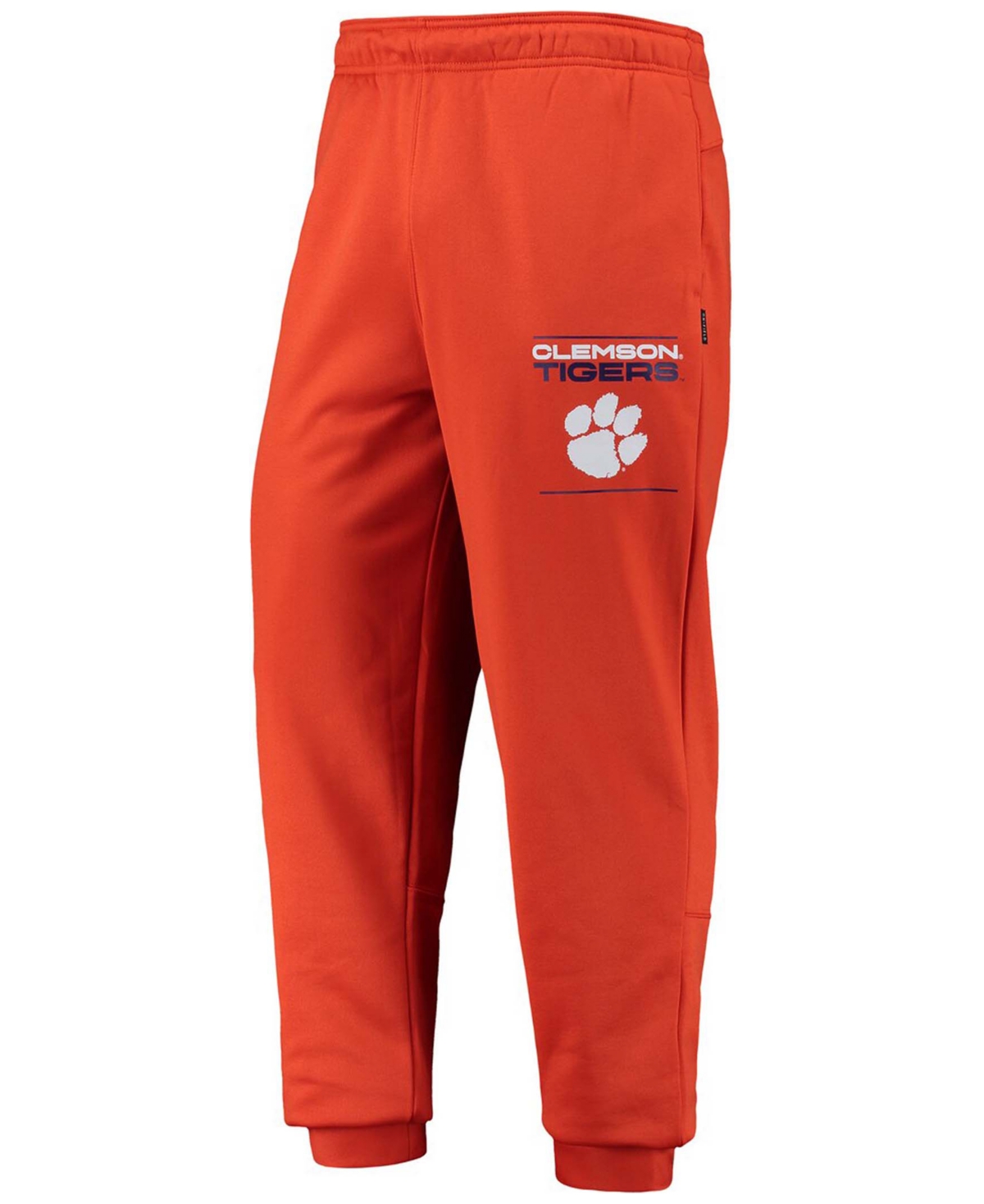Shop Nike Men's Orange Clemson Tigers 2021 Sideline Performance Pants In Univor,whi