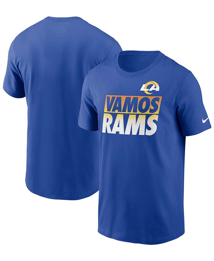 Nike Men's Nike White Los Angeles Rams Super Bowl LVI Champions Slogan T- Shirt