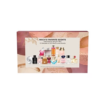 15-Piece Macy's Favorite Scents Sampler Discovery Set for Her only