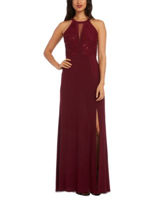 nightway halter dress