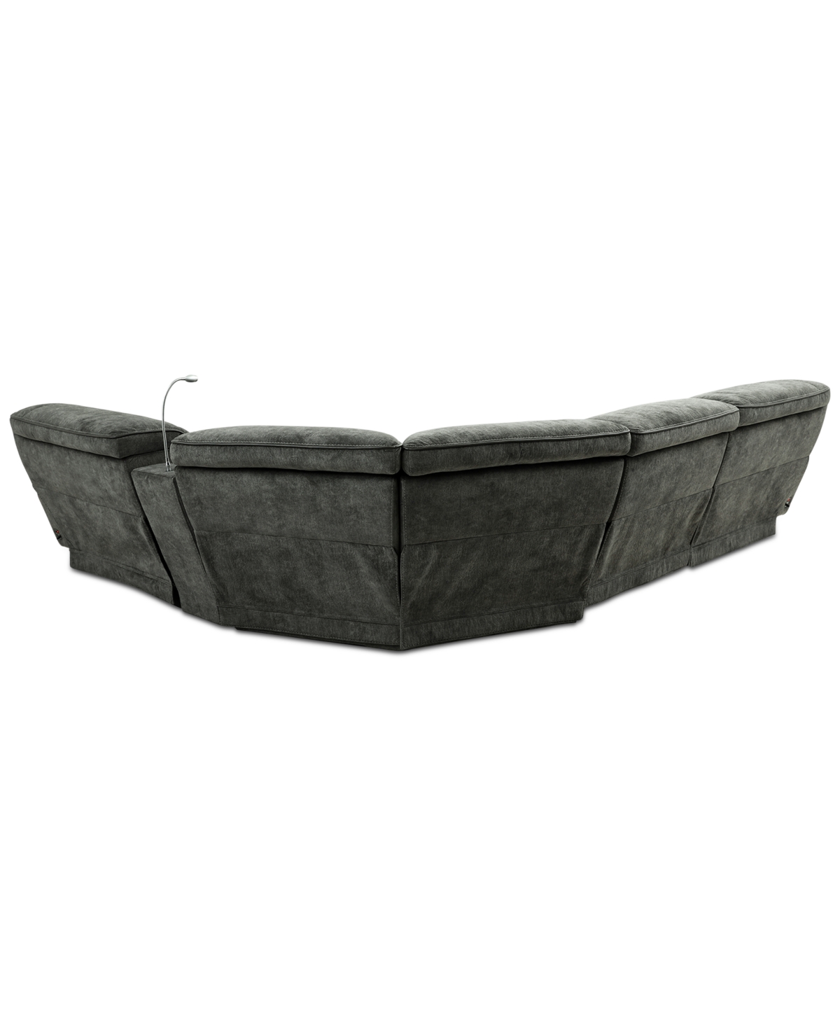 Sebaston 5-Pc. Fabric Sectional with 2 Power Motion Recliners and 1 Usb Console, Created for Macy's