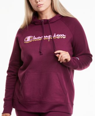 champion dark berry purple hoodie
