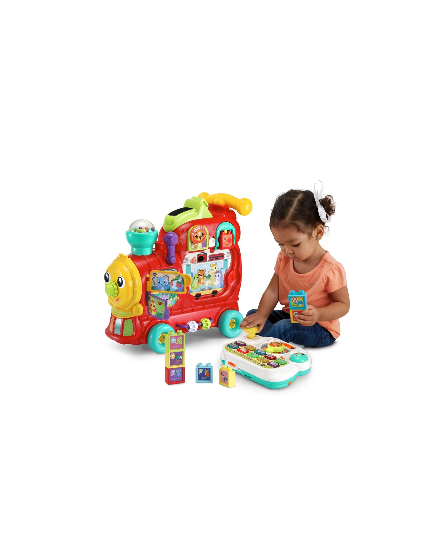 Детская игрушка VTech 4-in-1 Learning Letters Train™, цвет: Разноцветный — фото 4