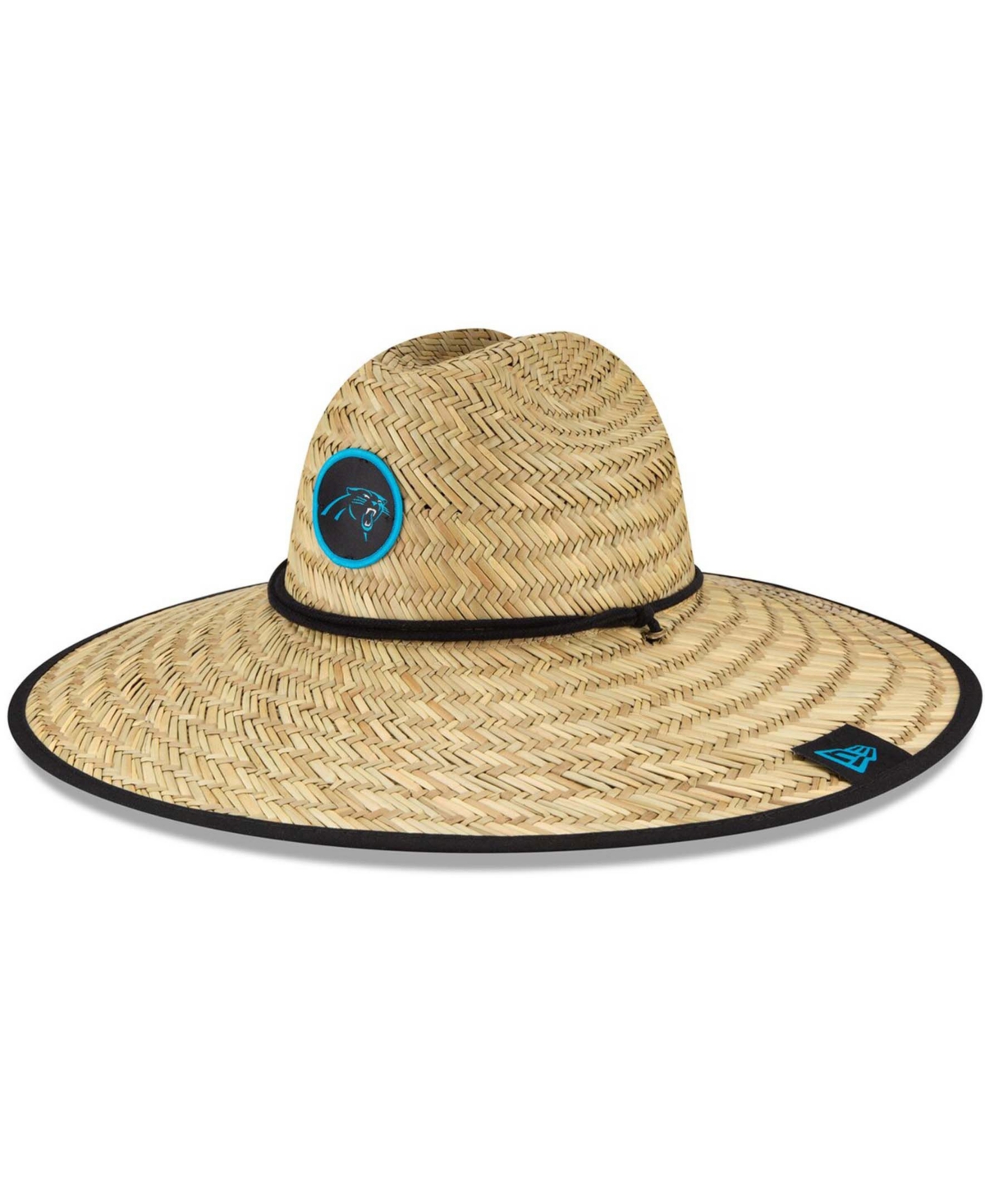 New Era Men's Natural Carolina Panthers 2021 Nfl Training Camp Official Straw Lifeguard Hat