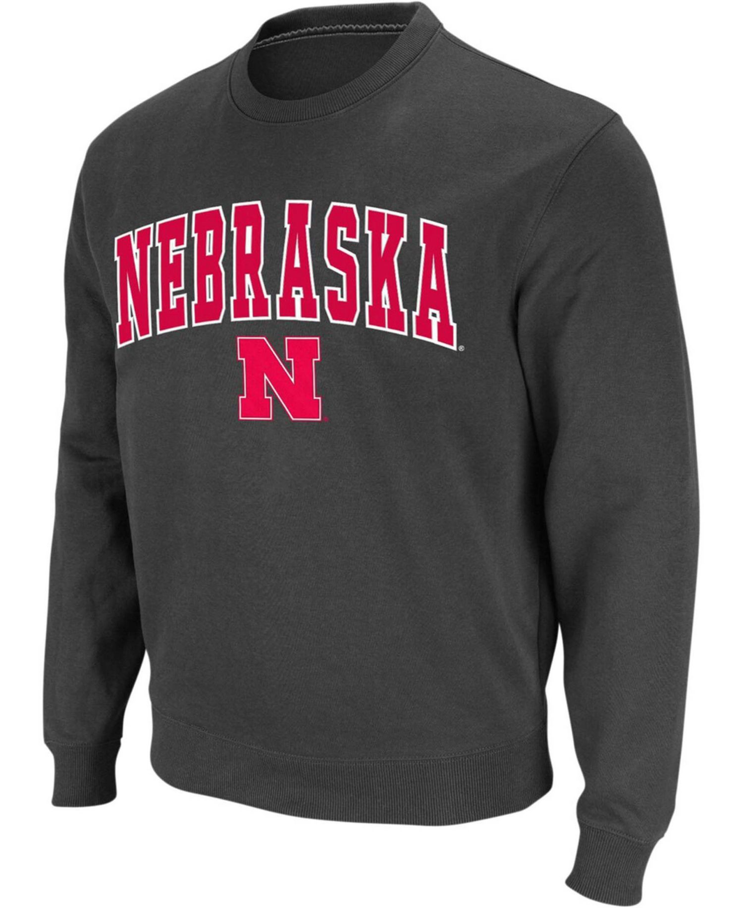 Men's Nebraska Huskers Arch & Logo Pullover Sweatshirt