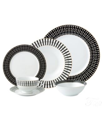 Dinnerware Fine China, Service for 4 by Lorren Home Trends, Set of 24 - Macy's