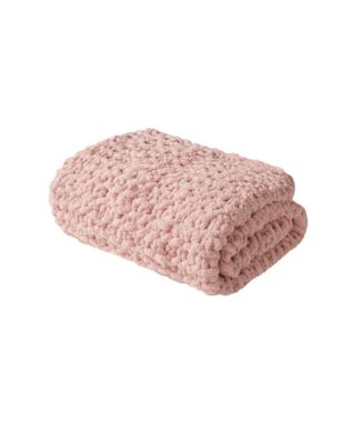 Chunky-Knit Chenille Throw, 50" x 60"