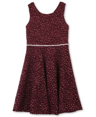 girls red dress size 10