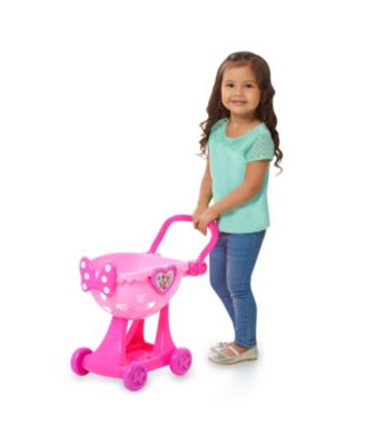 minnie mouse toy shopping cart