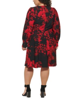 Calvin Klein Plus Size A-Line Dress
