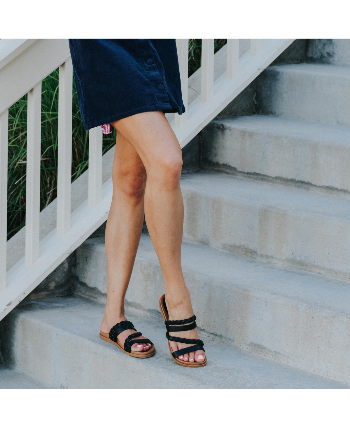 Journee Collection Women's Colette Braided Sandals