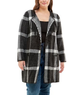 Long Sleeve Cardigan with Patch Pockets 