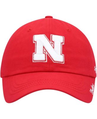 Women's Scarlet Nebraska Huskers Miata Clean Up Logo Adjustable Hat