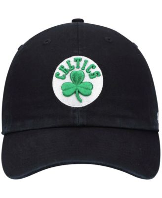 Men's Black Boston Celtics Team Clean Up Adjustable Hat