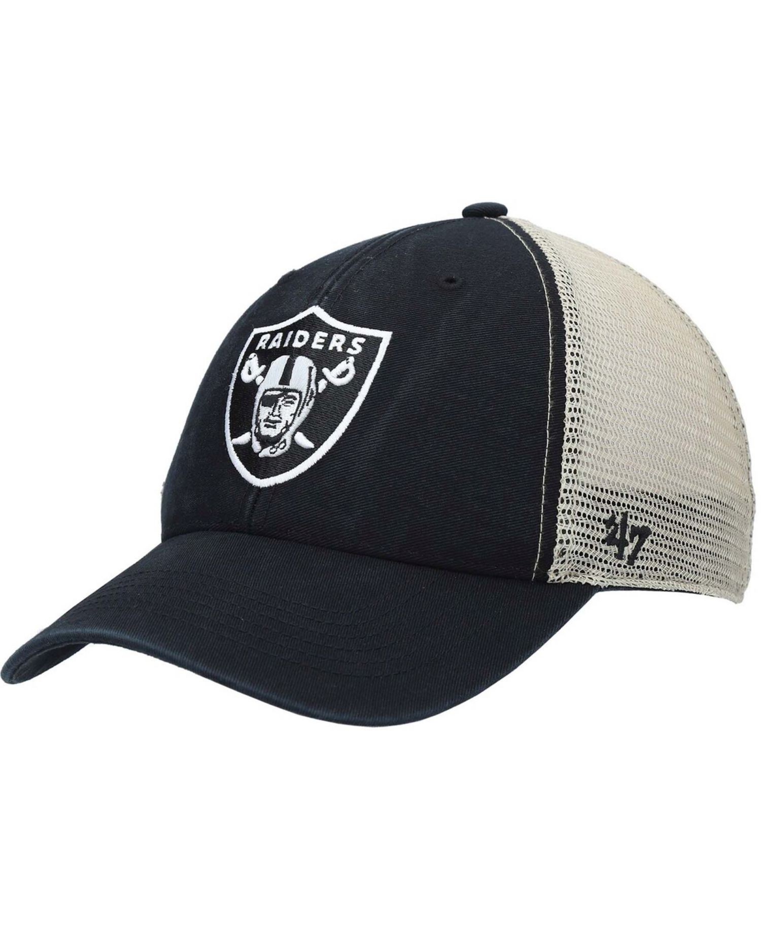 Men's Black Las Vegas Raiders Flagship MVP Snapback Hat