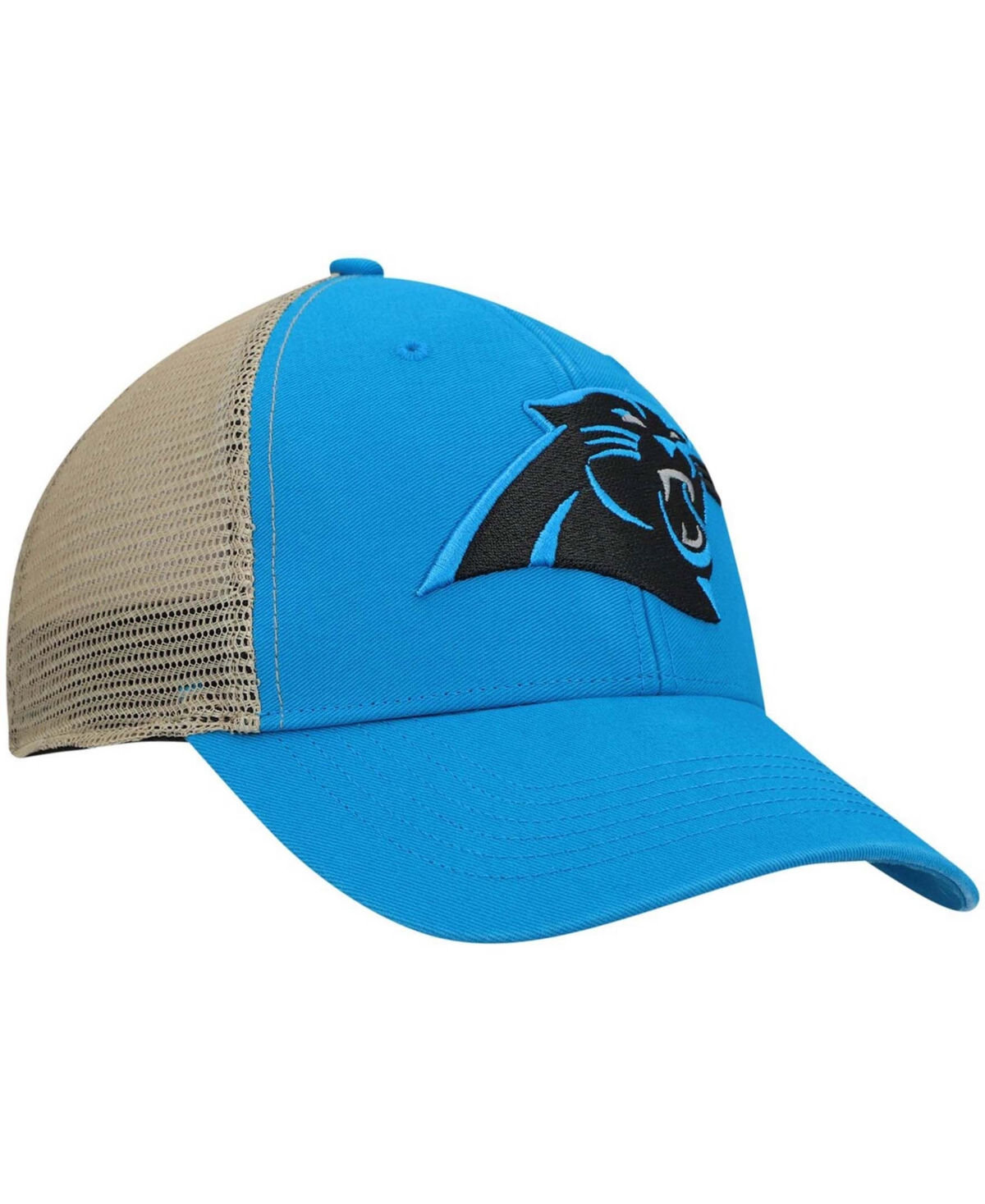 Men's Natural Carolina Panthers Flagship Mvp Trucker Snapback Hat - Natural