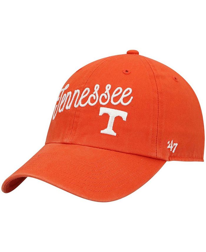 47 Brand / Men's Tennessee Volunteers White Baseball Clean Up Adjustable Hat