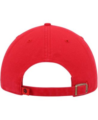 Men's Red Toronto Raptors Team Clean Up Adjustable Hat